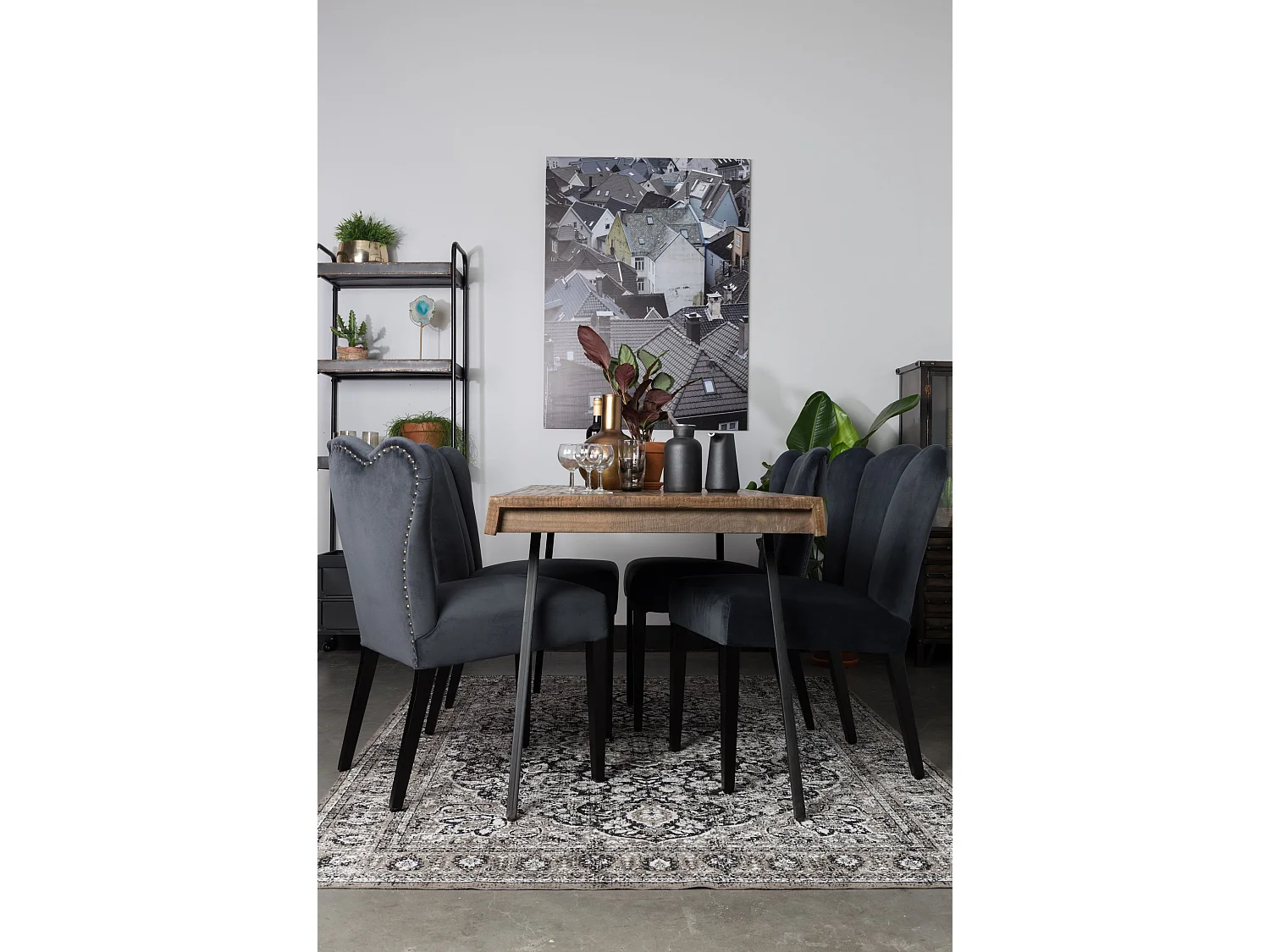 Chaise tissu Faye - Boite à design