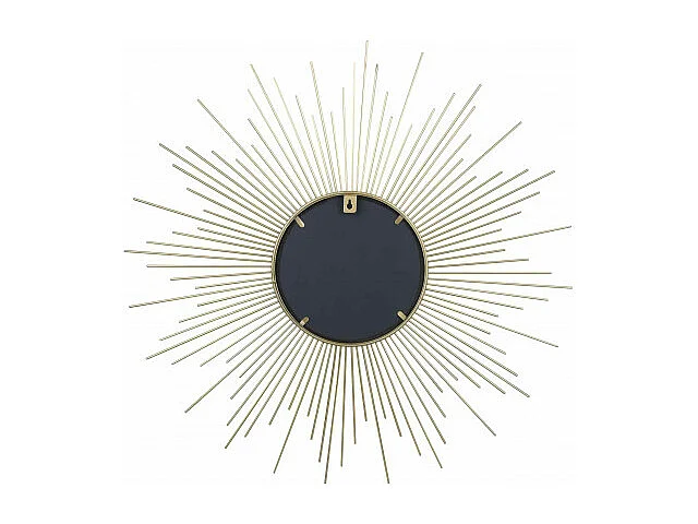 Miroir soleil Sunny, Métal, Or