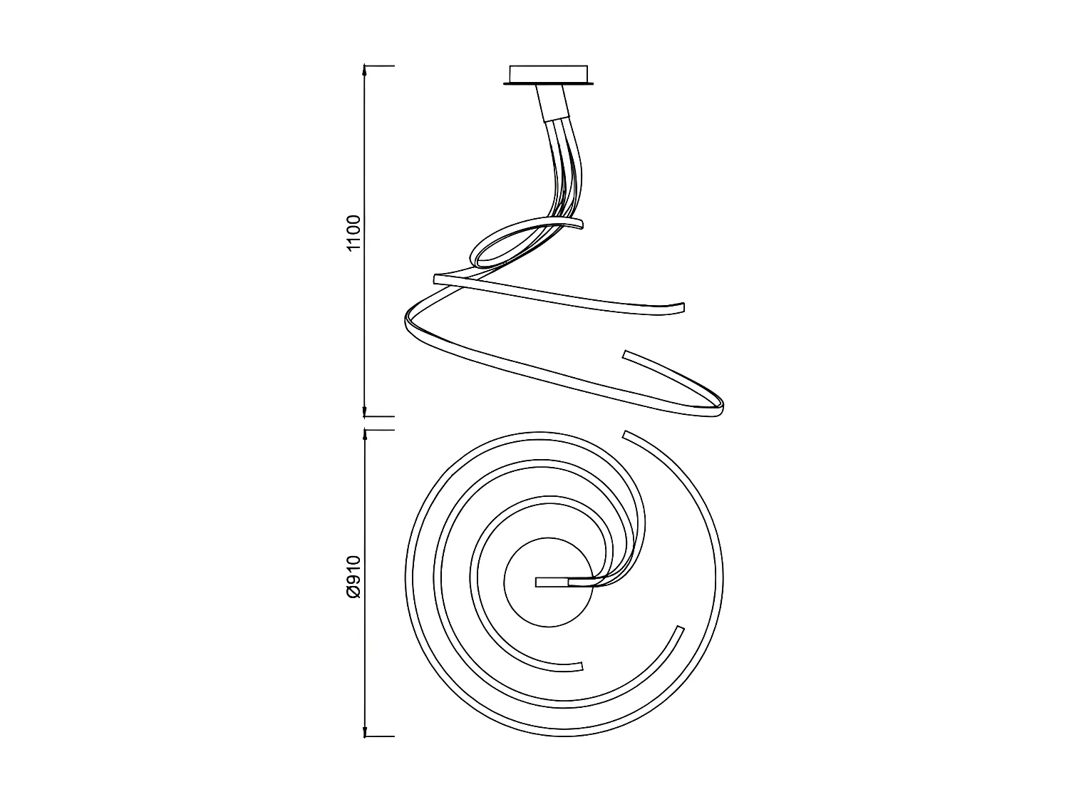 Suspension grand modèle Nur Forja Mantra