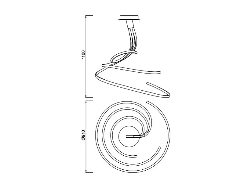 Suspension grand modèle Nur Forja Mantra