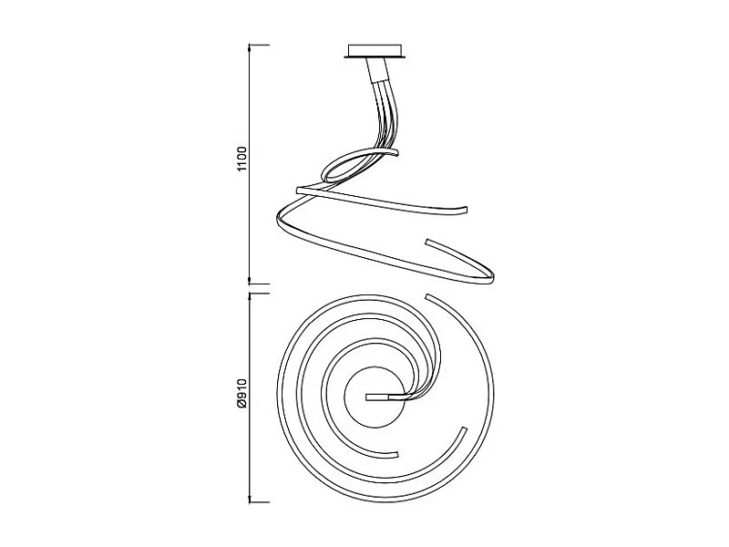 Suspension grand modèle Nur Forja Mantra