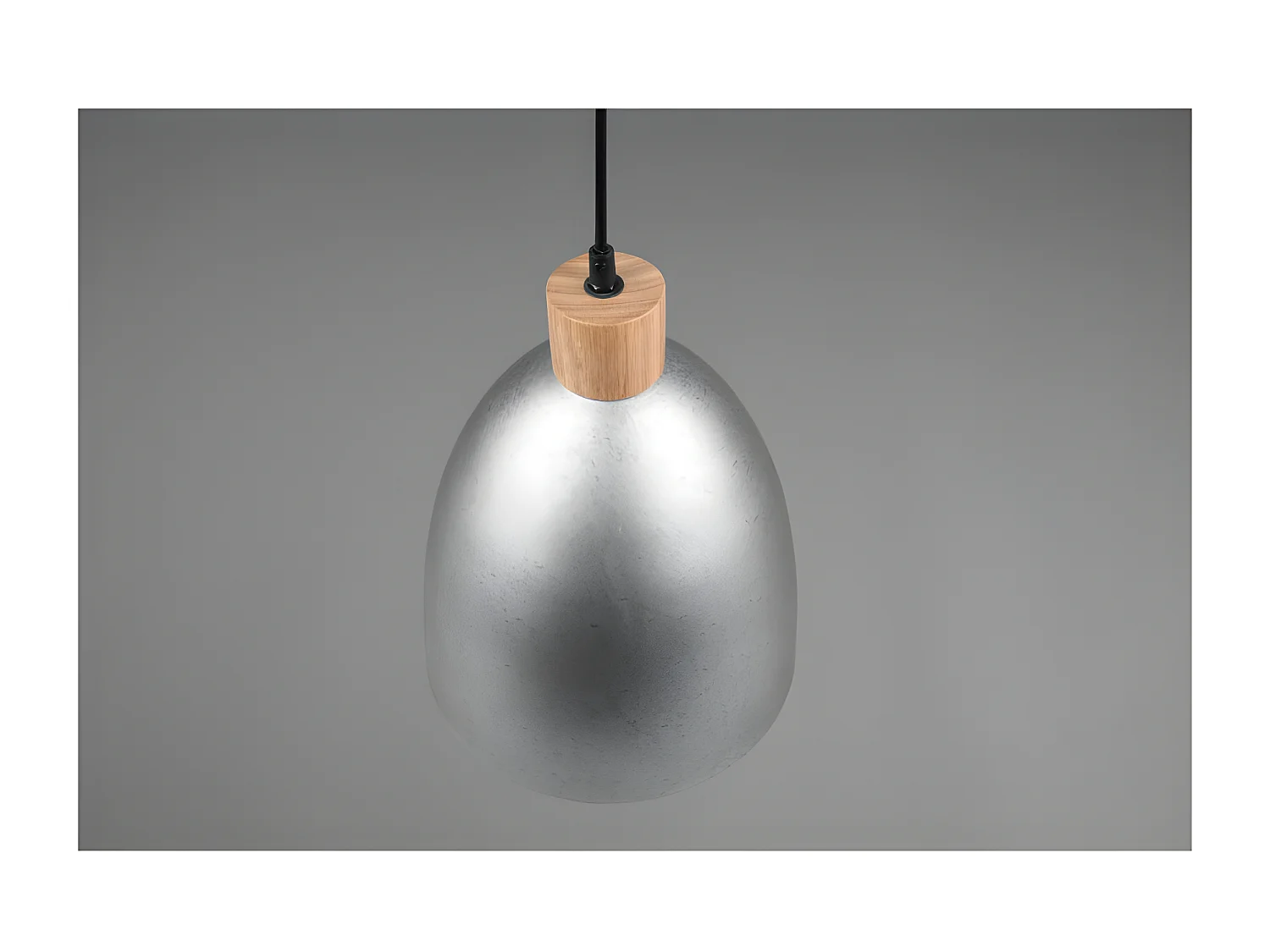 Suspension ovale métal mat Jagger