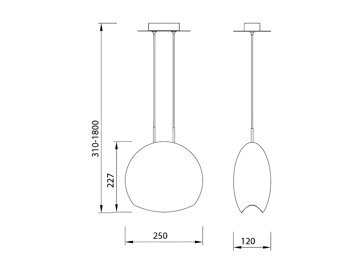 Suspension small Lens