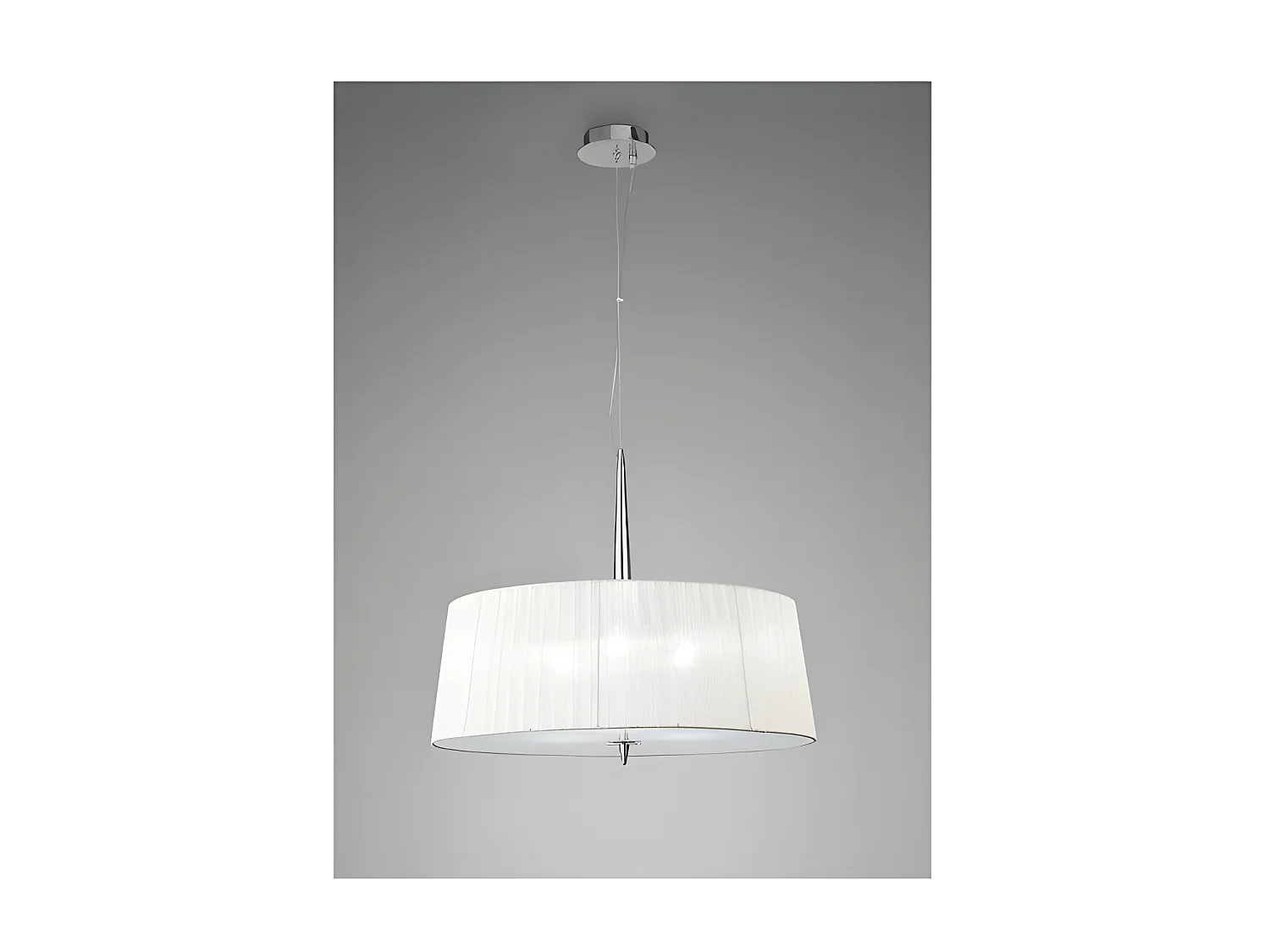 Grande suspension design Loewe 3 Lampes