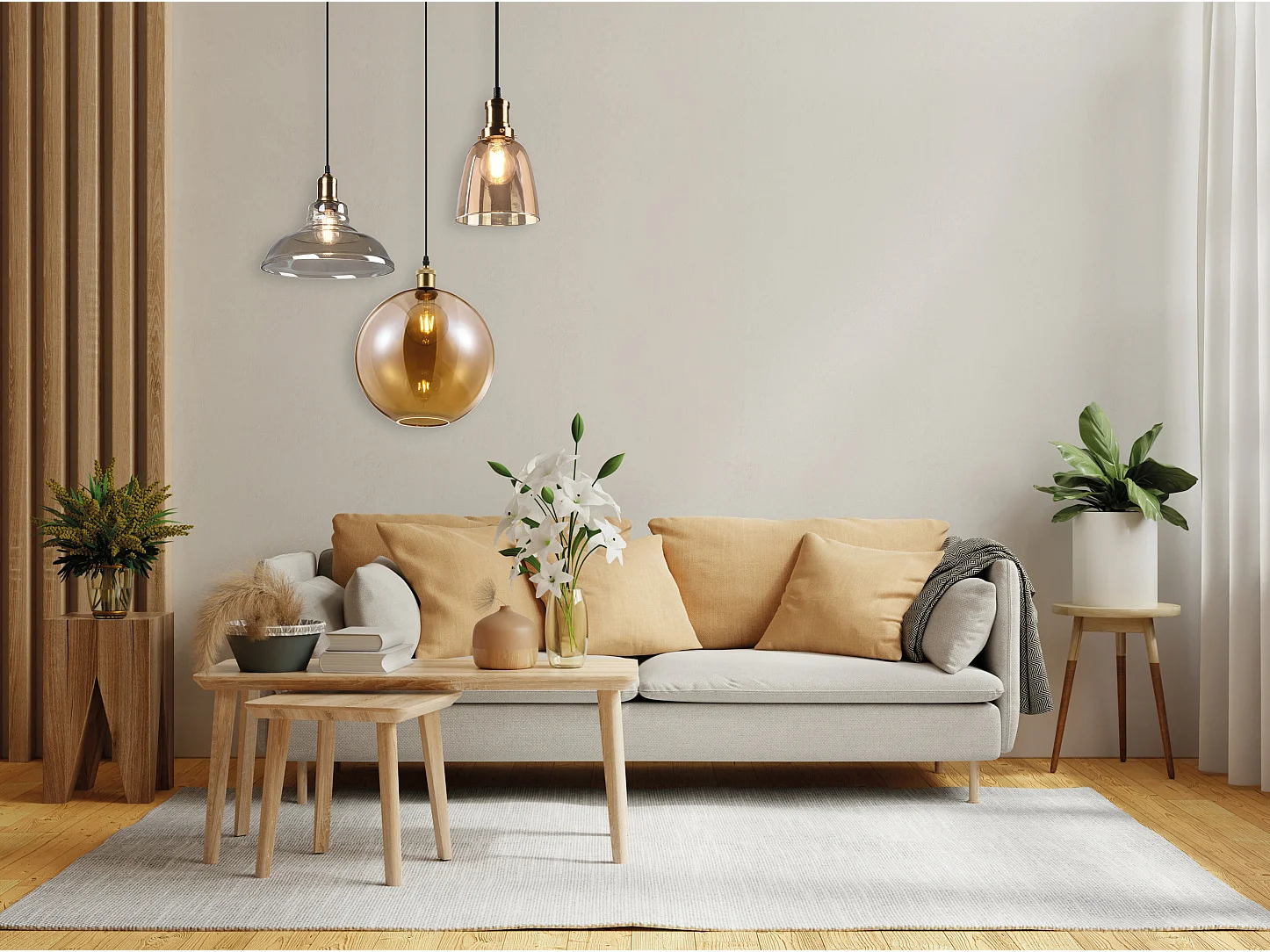 Suspension en verre design Aldo