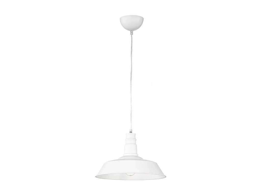 Lampada a sospensione, metallo, bianco, 36x150x36 cm, Will