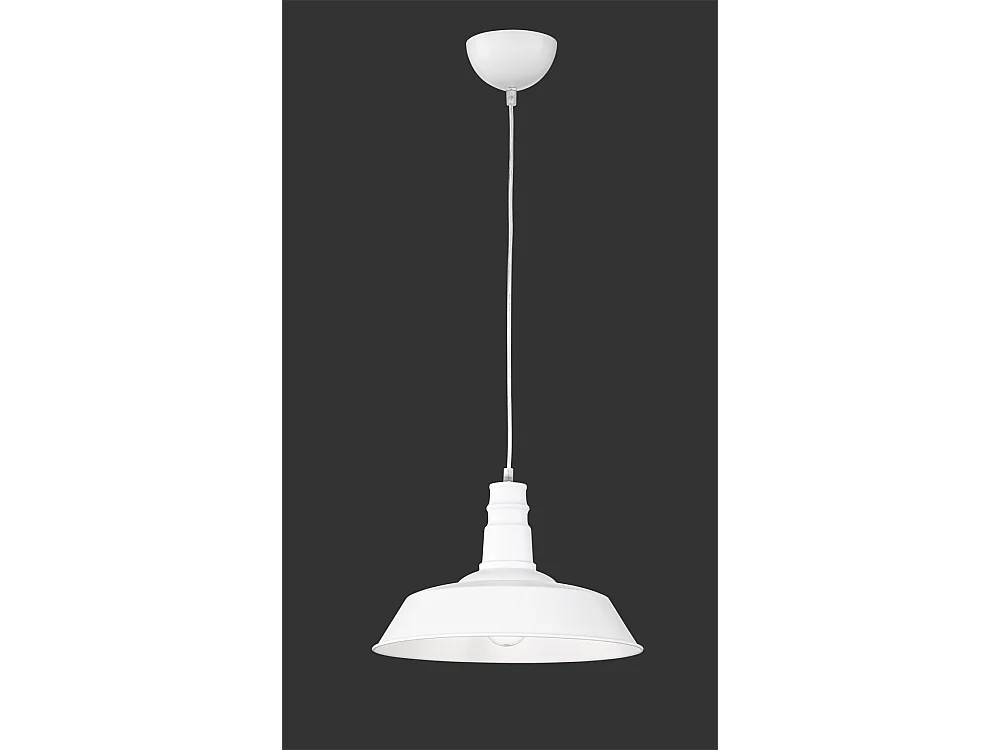 Lampada a sospensione, metallo, bianco, 36x150x36 cm, Will