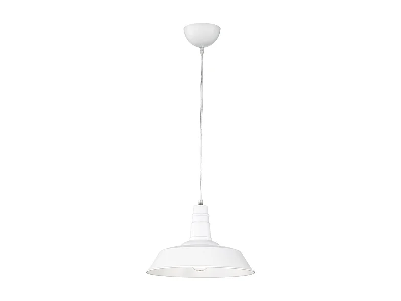 Lampada a sospensione, metallo, bianco, 36x150x36 cm, Will