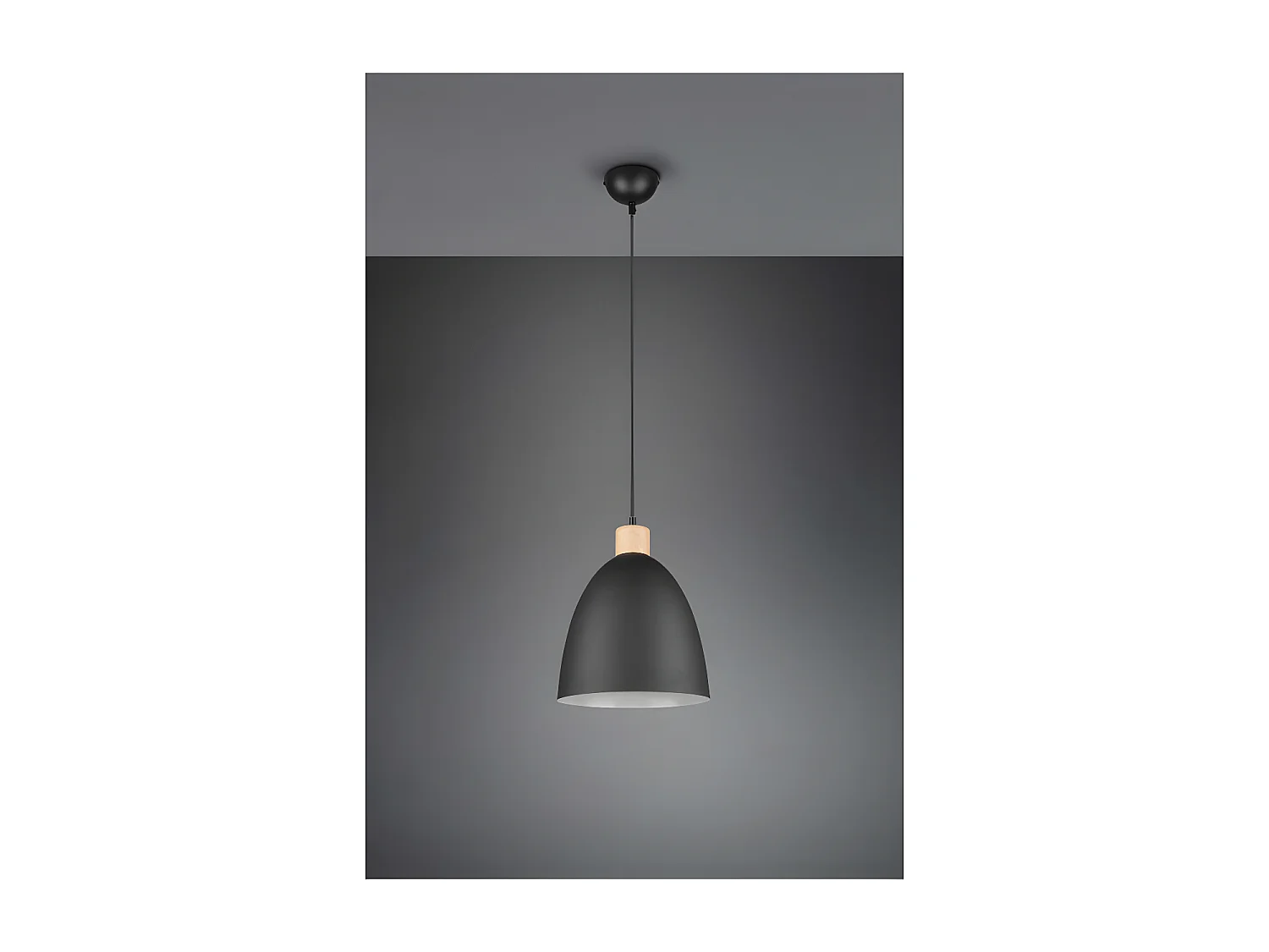 Suspension ovale métal mat Jagger