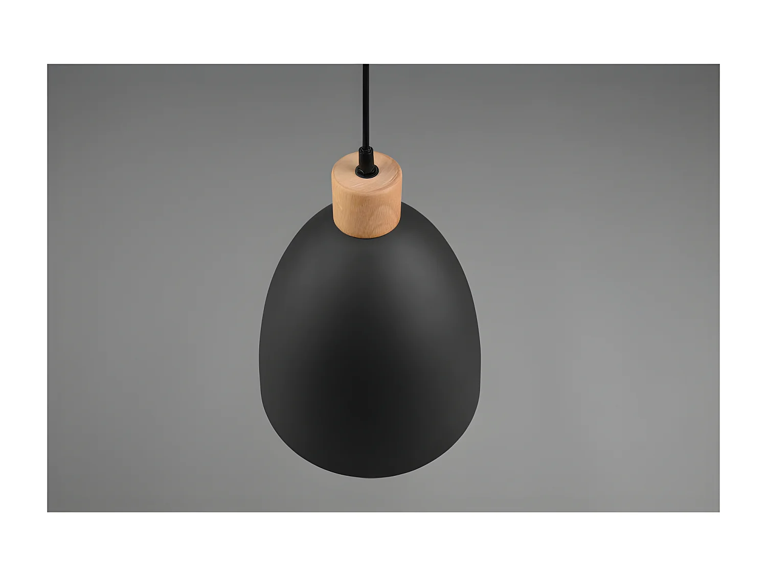 Suspension ovale métal mat Jagger