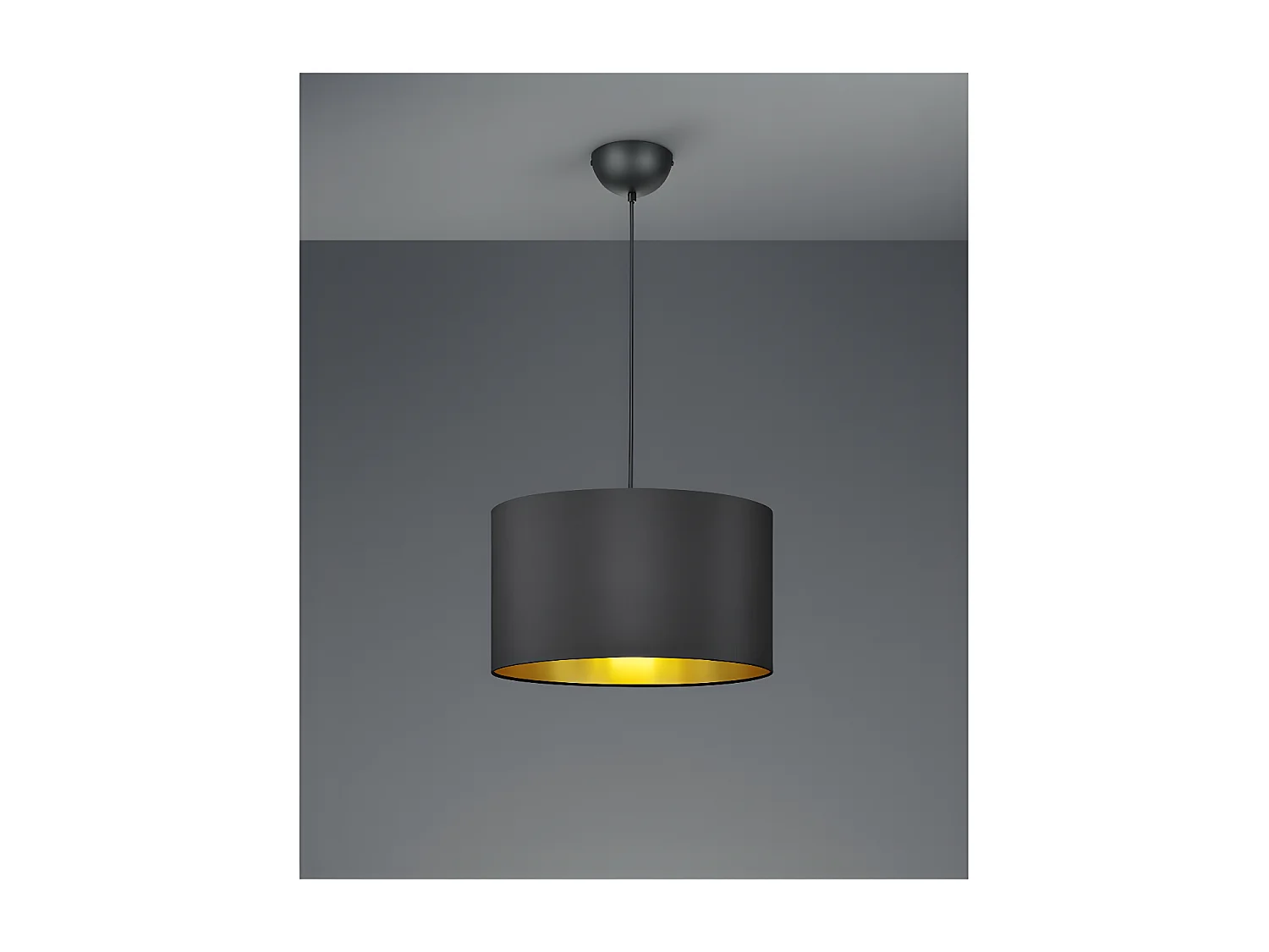 Suspension Hostel, Tissu, Noir