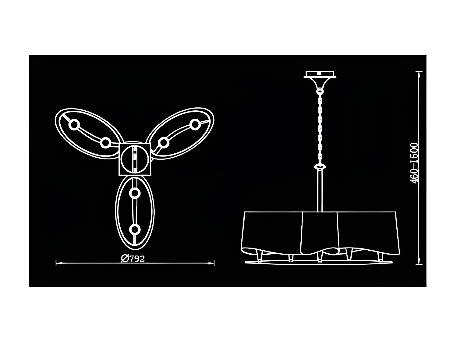 Suspension Ninette 6L design Mantra