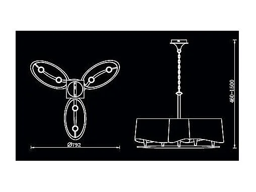 Suspension Ninette 6L design Mantra