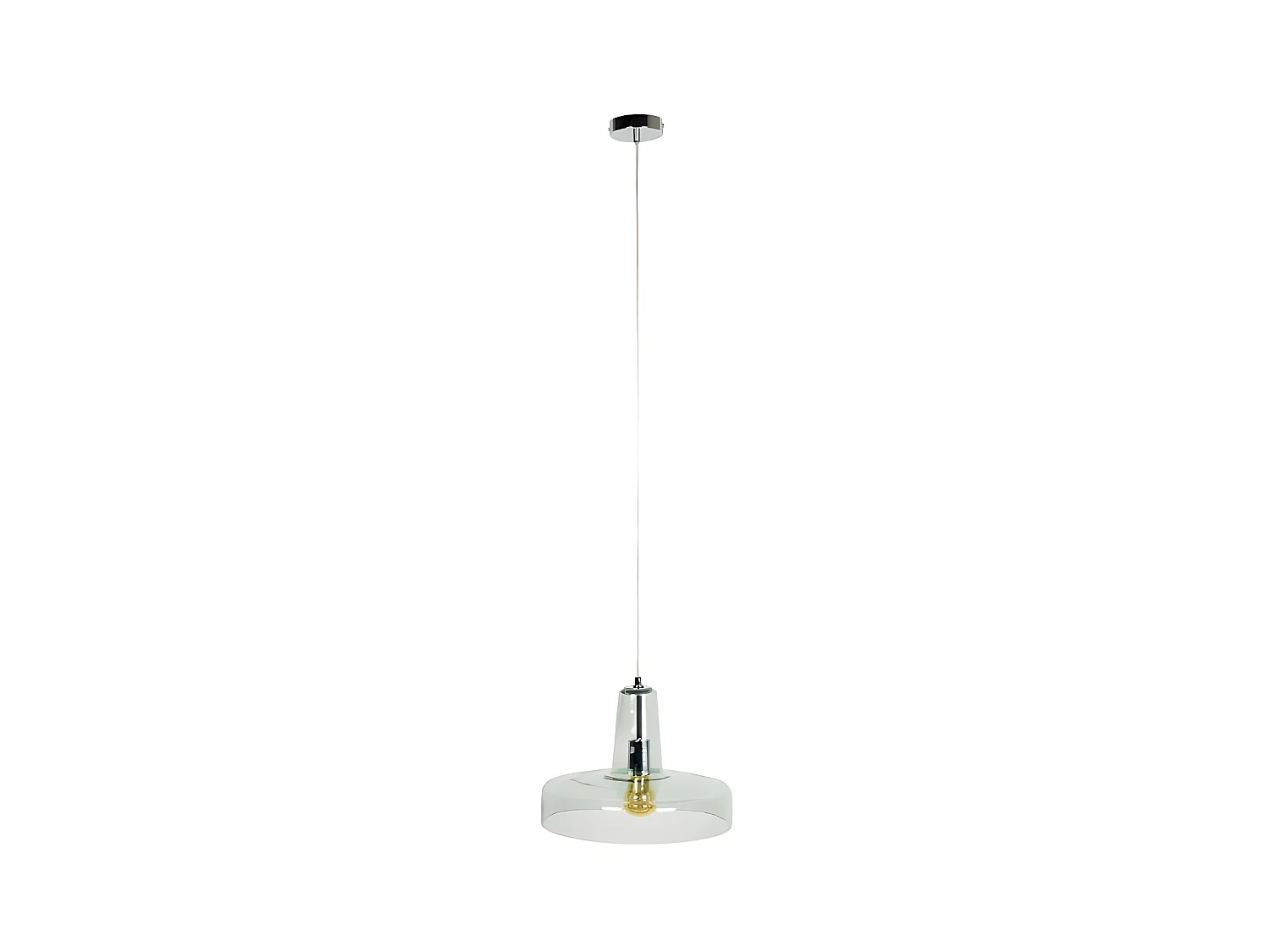 Grande suspension design Anshin en verre