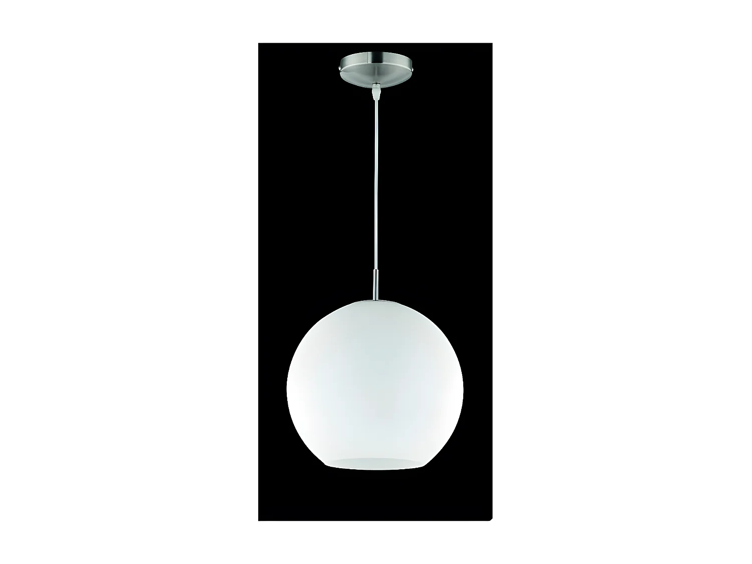 Suspension Moon en verre opale