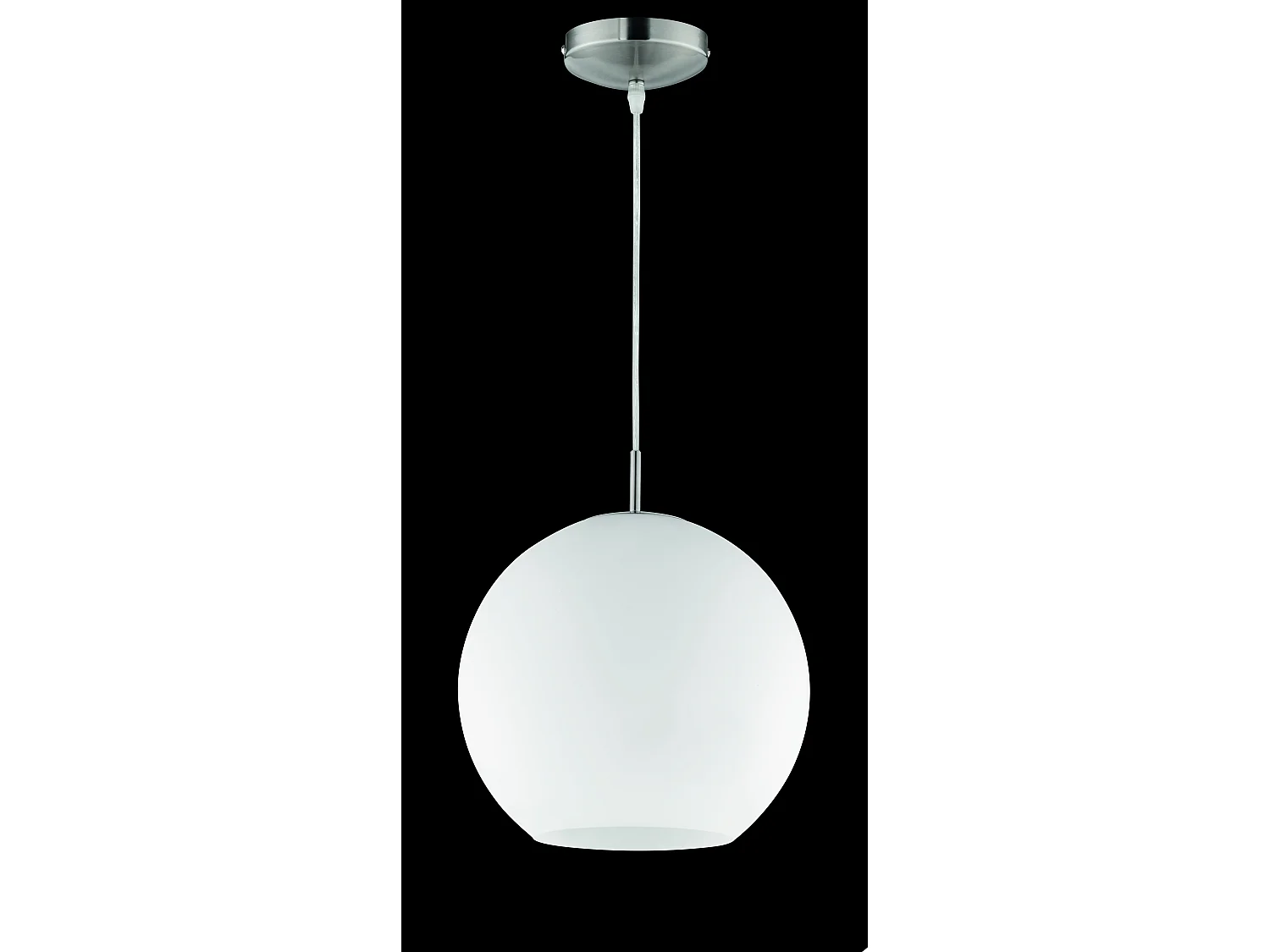 Suspension Moon en verre opale