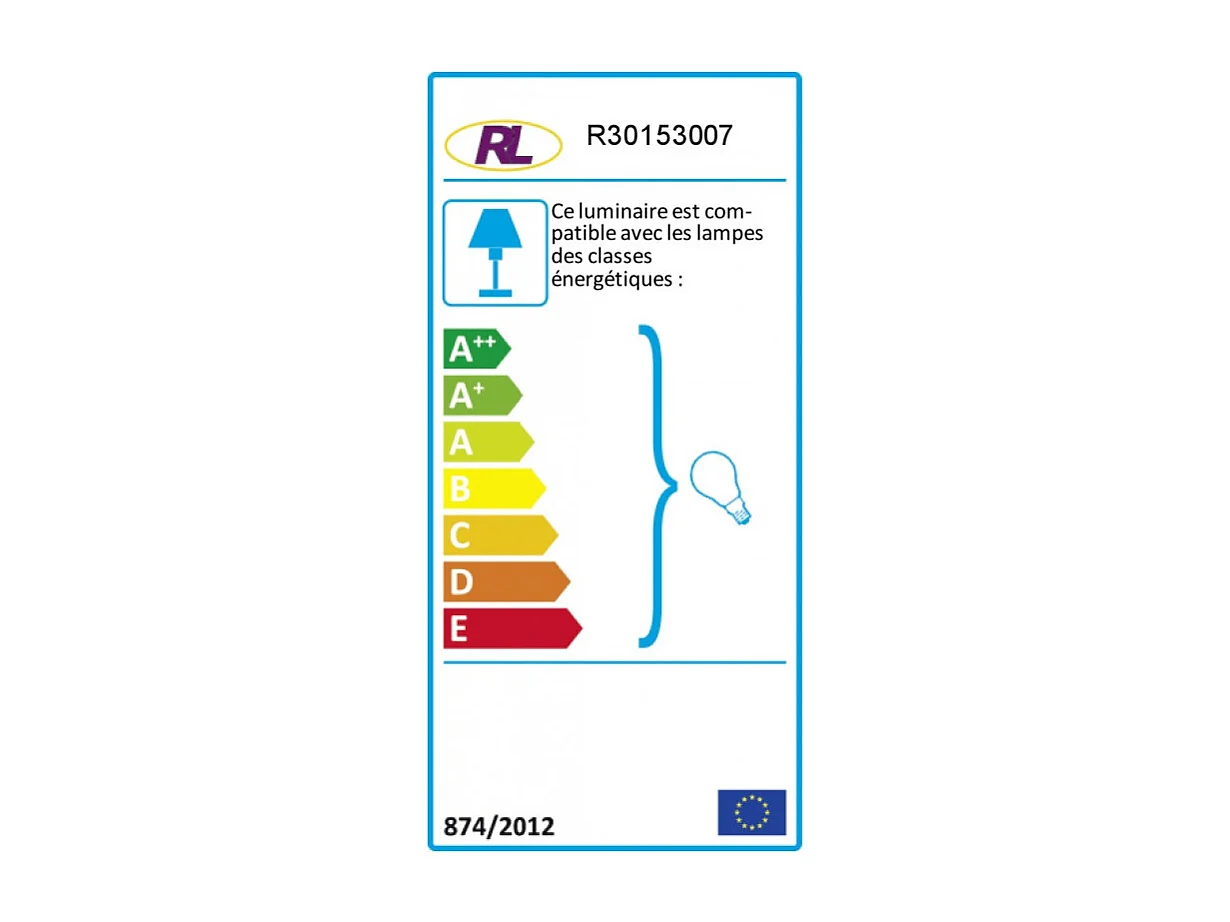 Suspension Moon en verre opale
