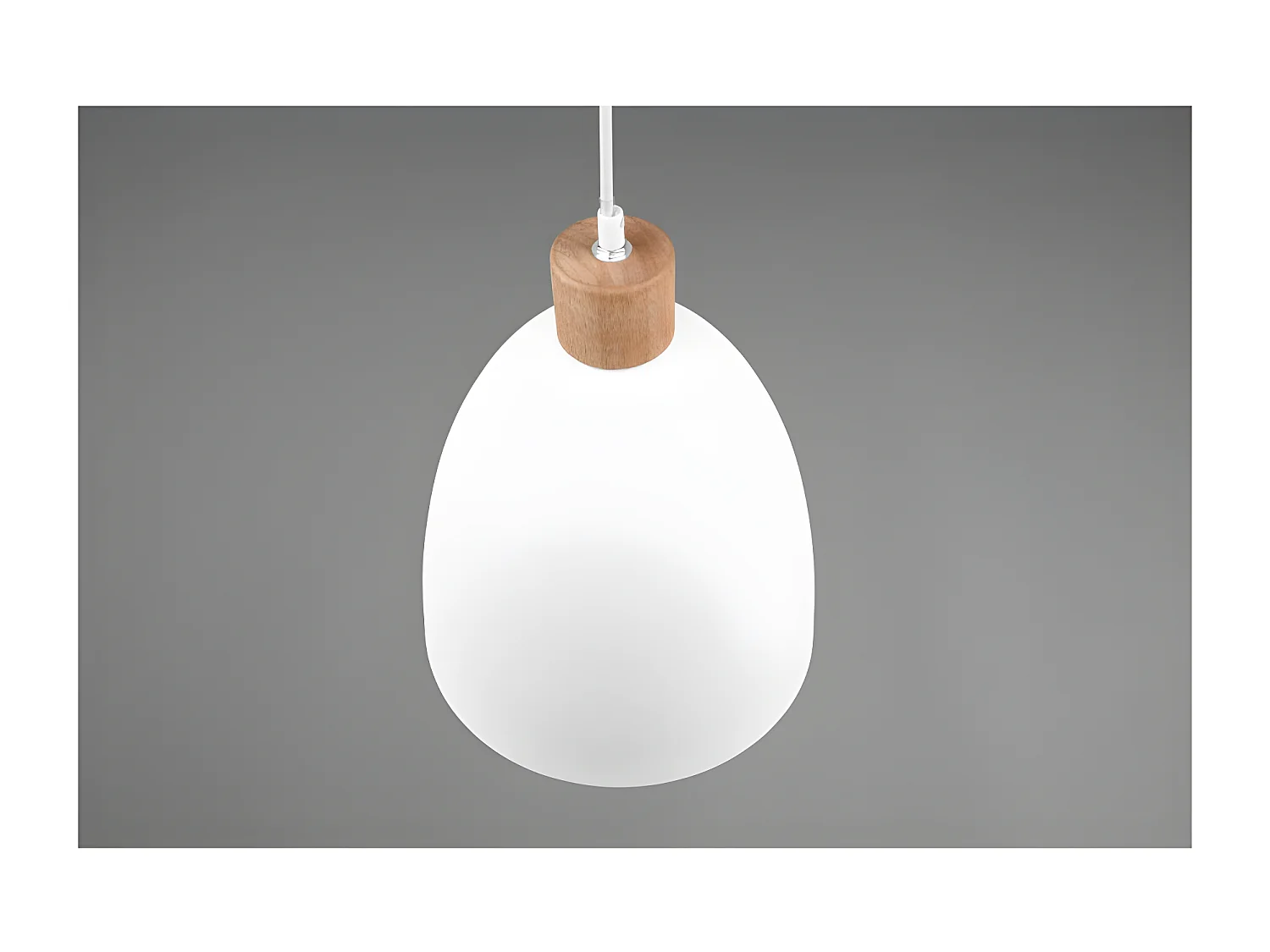 Suspension ovale métal mat Jagger