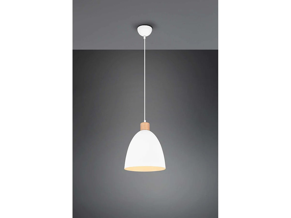 Suspension ovale métal mat Jagger