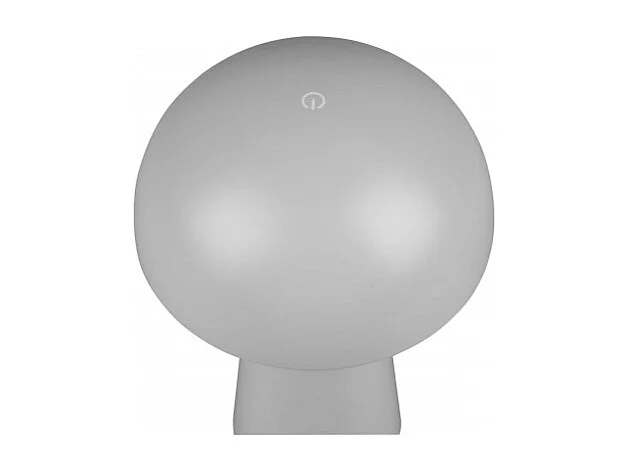 Lampada da tavolo da esterno LED, plastica, grigio, 13,6x21,5x13,6 cm, Lennon