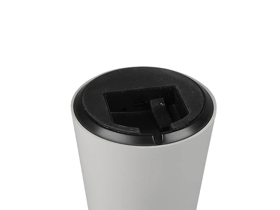 Lampada da tavolo da esterno LED, plastica, grigio, 13,6x21,5x13,6 cm, Lennon