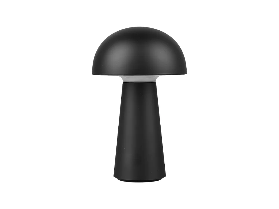 Lampada da tavolo da esterno LED, plastica, nero, 13,6x21,5x13,6 cm, Lennon
