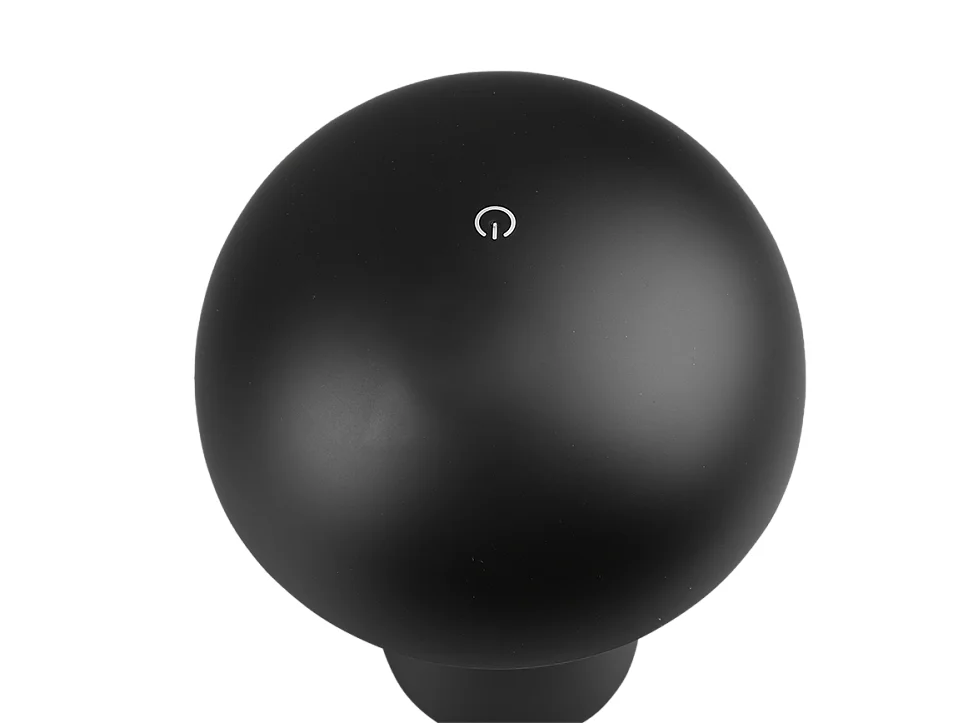 Lampada da tavolo da esterno LED, plastica, nero, 13,6x21,5x13,6 cm, Lennon