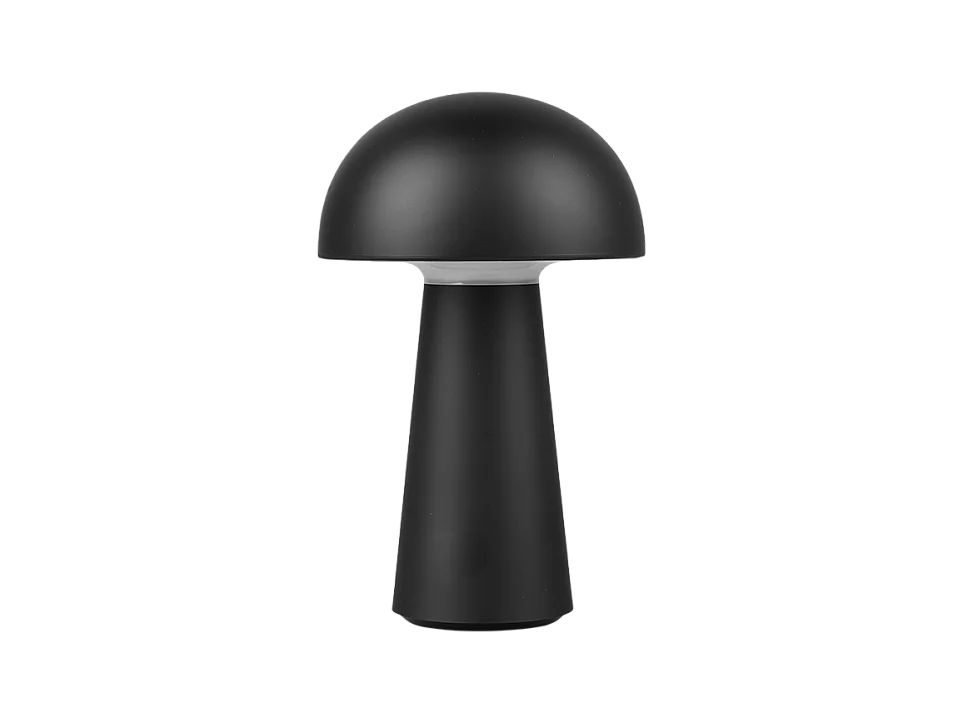Lampada da tavolo da esterno LED, plastica, nero, 13,6x21,5x13,6 cm, Lennon