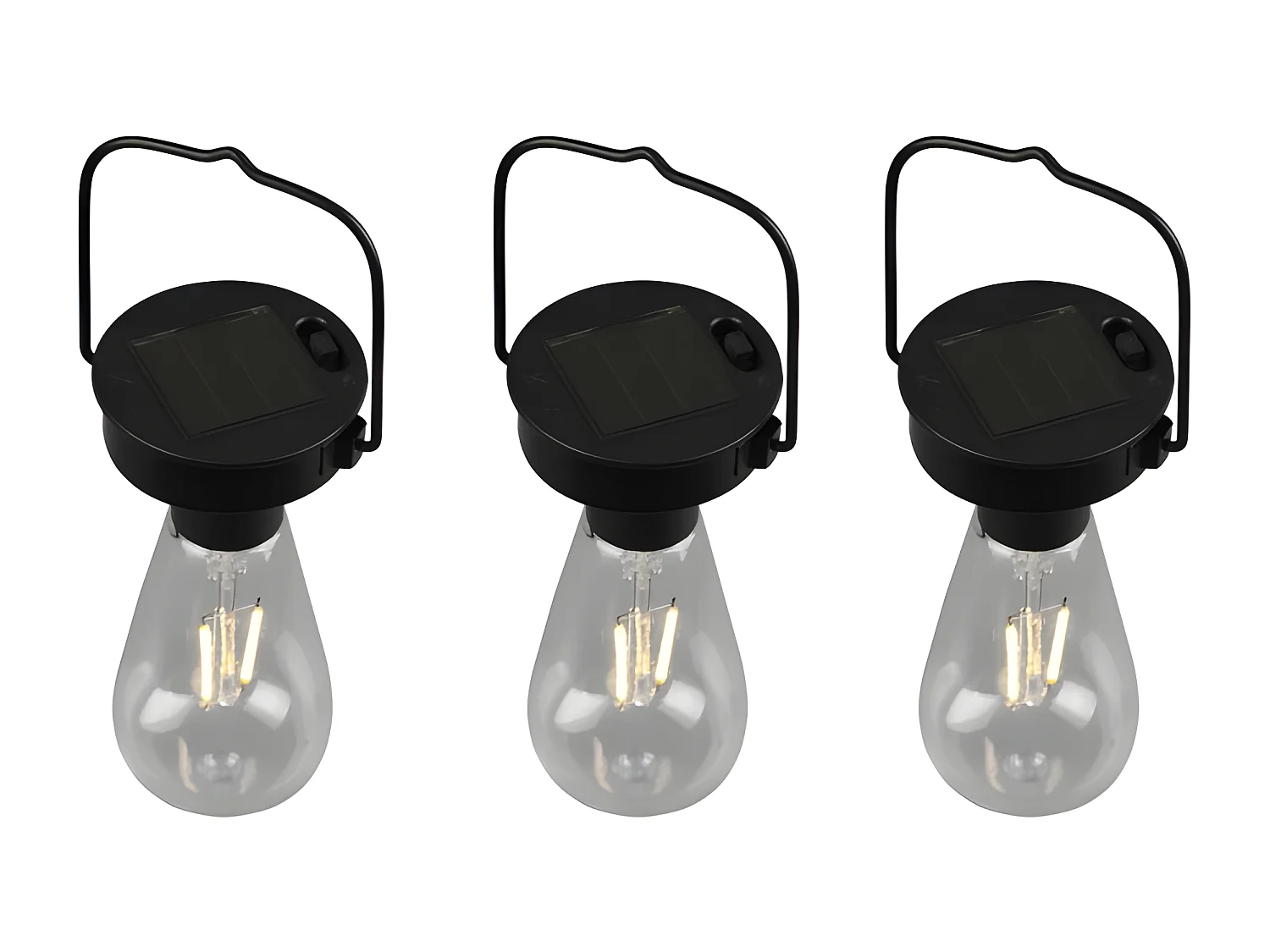 Trois suspensions extérieur led Campus