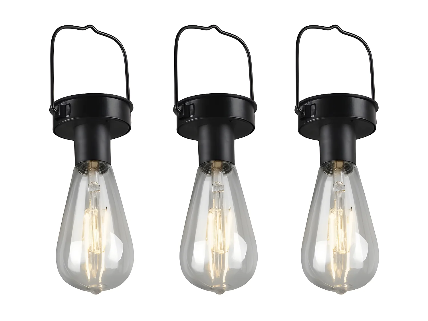 Trois suspensions extérieur led Campus