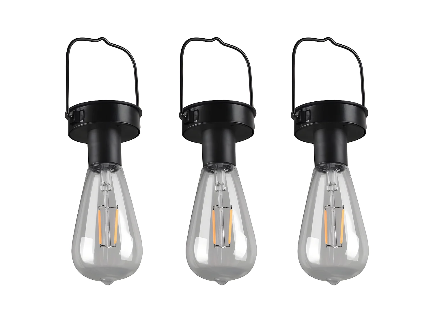Trois suspensions extérieur led Campus