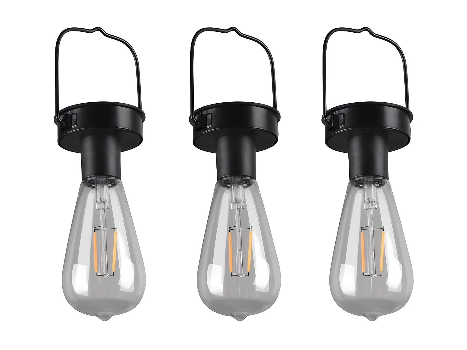 Trois suspensions extérieur led Campus