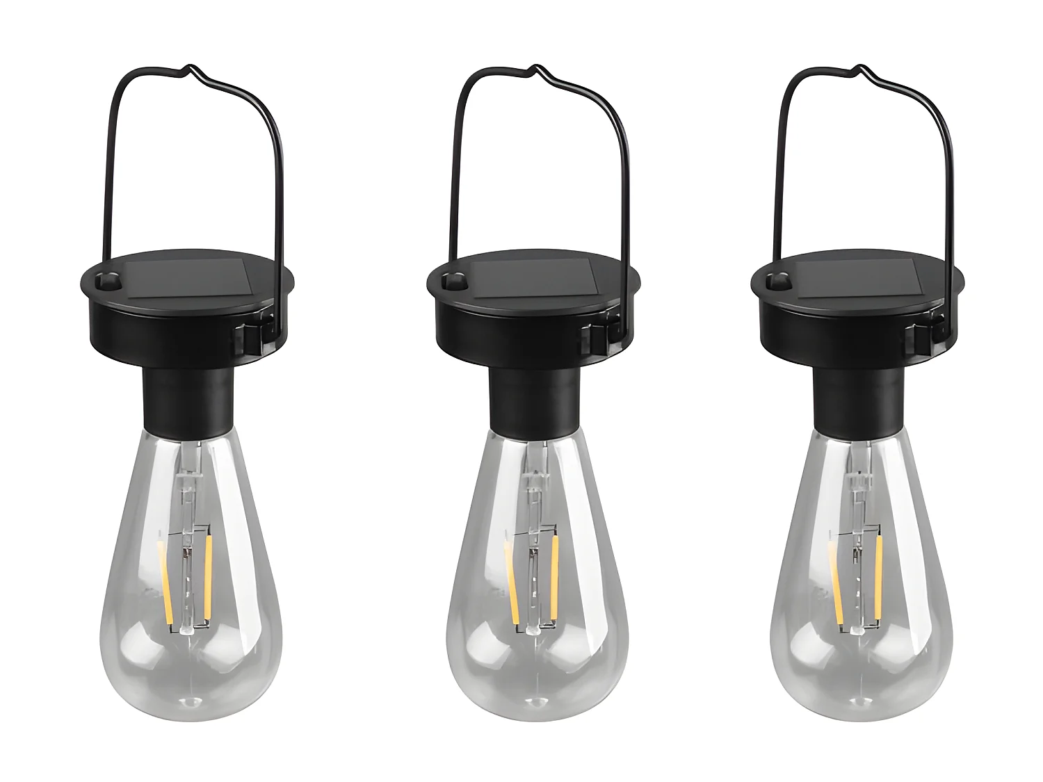 Trois suspensions extérieur led Campus