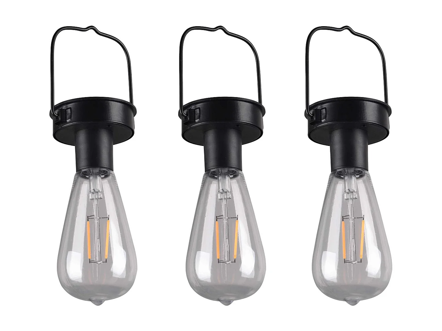 Trois suspensions extérieur led Campus
