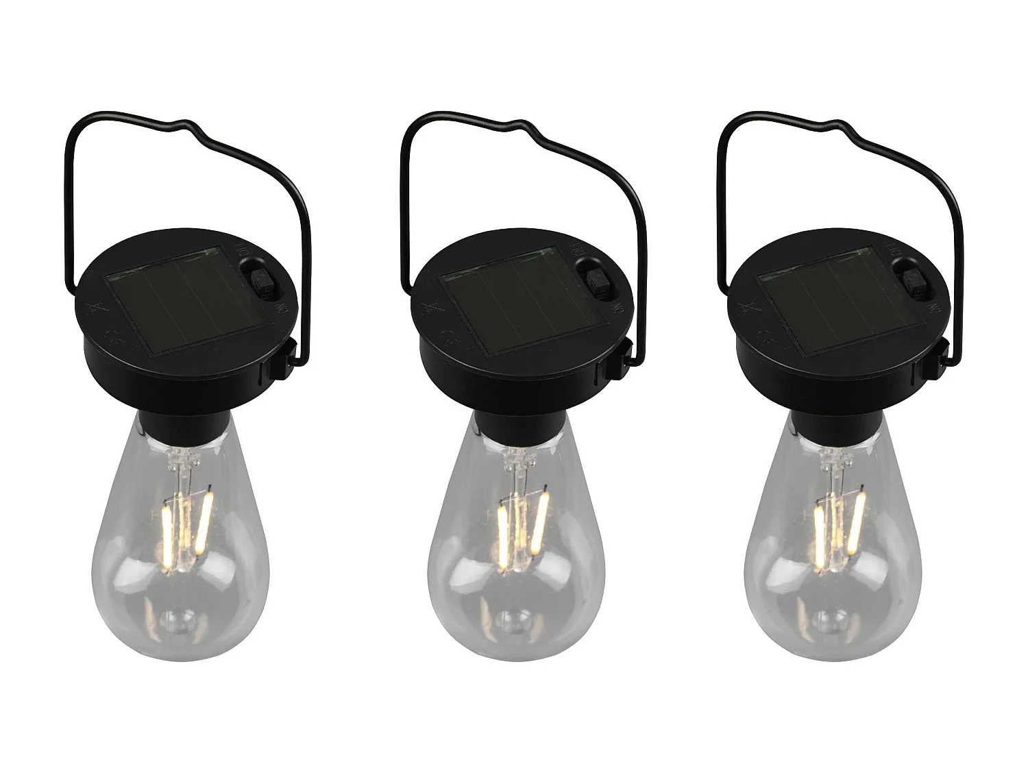 Trois suspensions extérieur led Campus