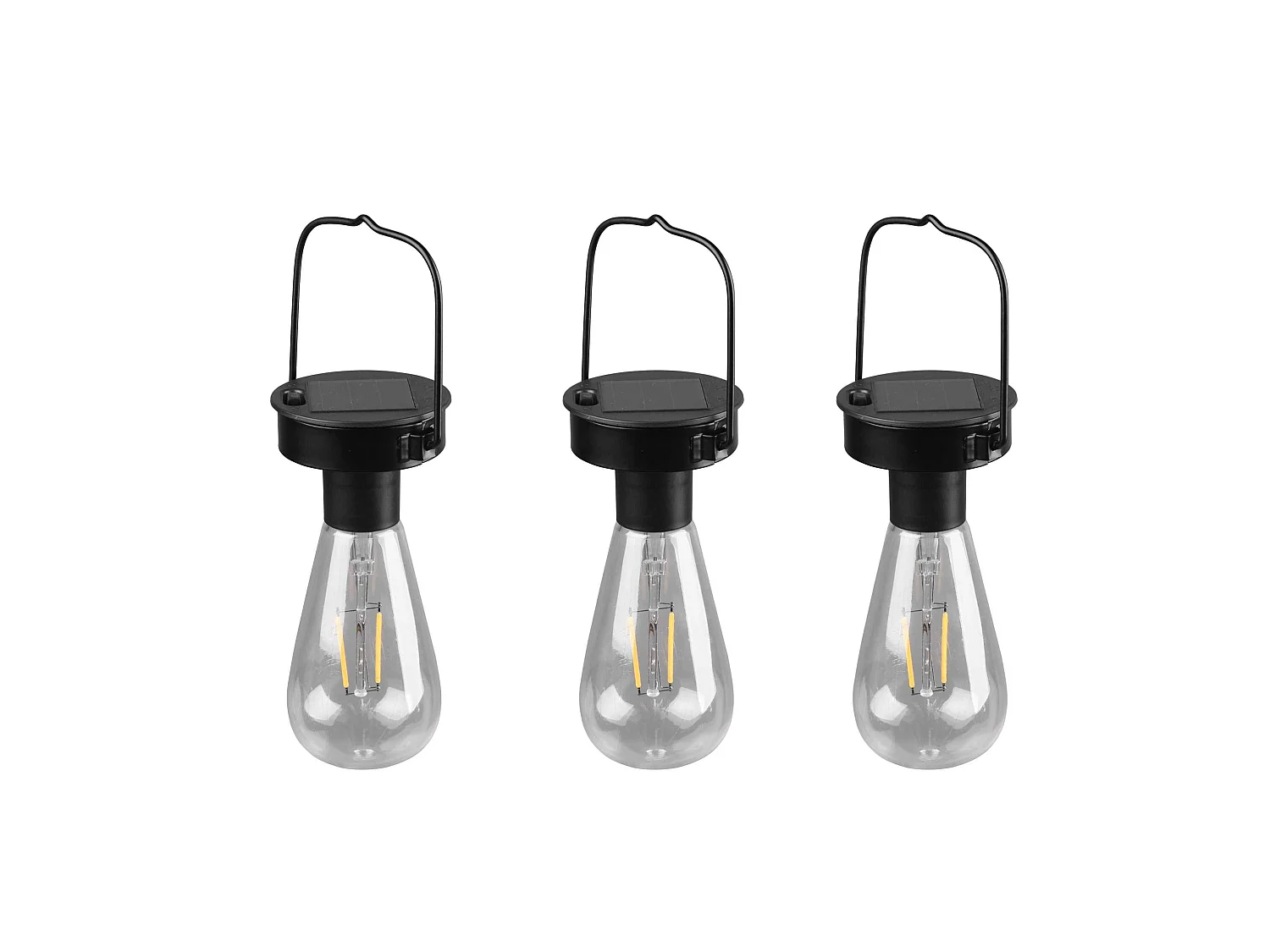 Trois suspensions extérieur led Campus