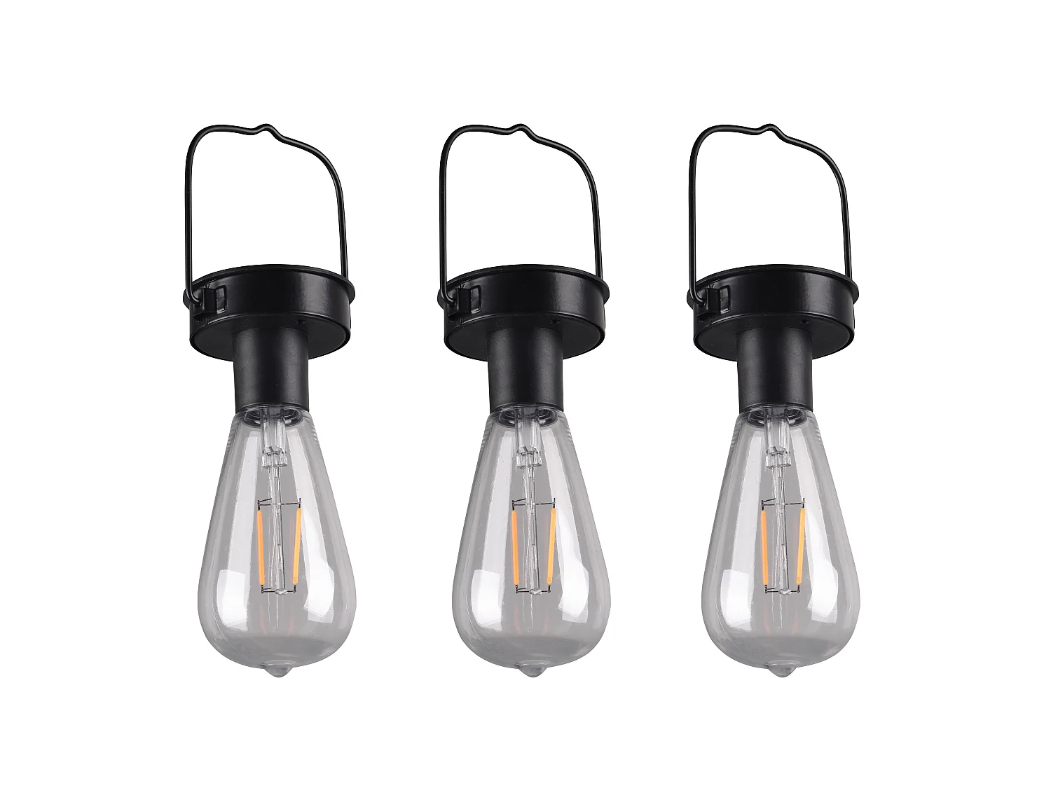 Trois suspensions extérieur led Campus