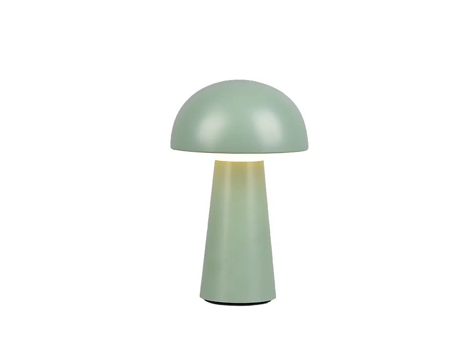 Lampada da tavolo da esterno LED, plastica, verde, 13,6x21,5x13,6 cm, Lennon