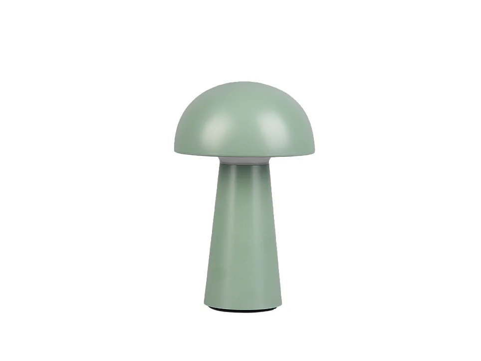 Lampada da tavolo da esterno LED, plastica, verde, 13,6x21,5x13,6 cm, Lennon