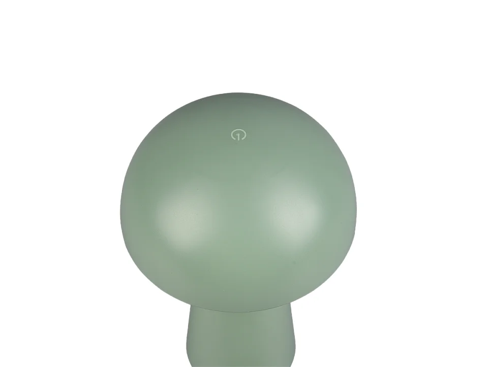 Lampada da tavolo da esterno LED, plastica, verde, 13,6x21,5x13,6 cm, Lennon