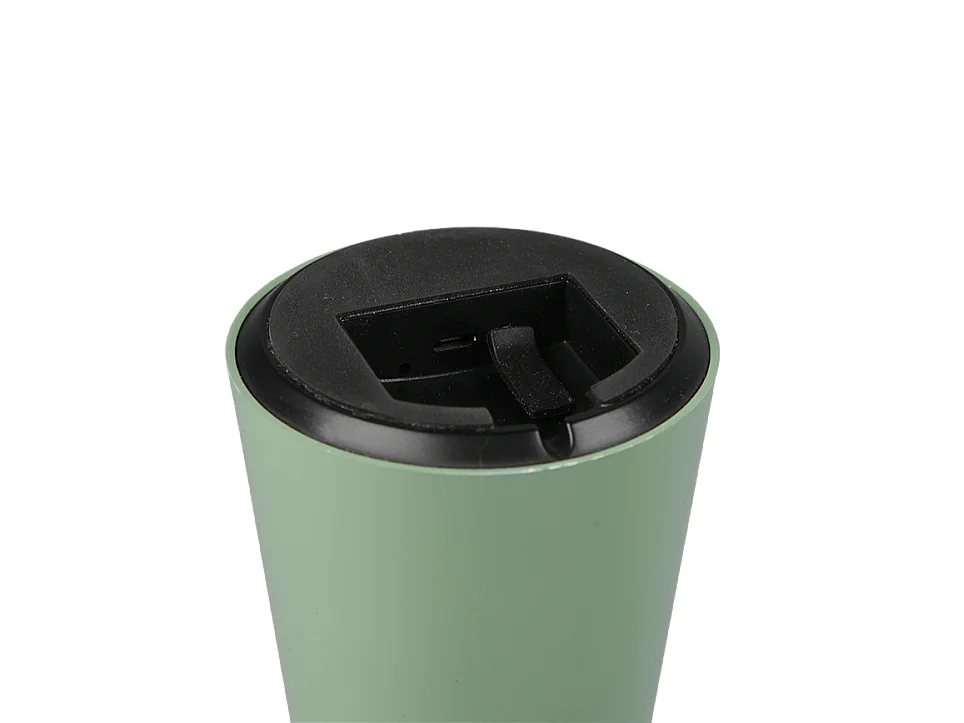 Lampada da tavolo da esterno LED, plastica, verde, 13,6x21,5x13,6 cm, Lennon