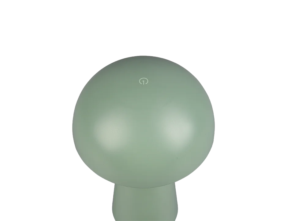 Lampada da tavolo da esterno LED, plastica, verde, 13,6x21,5x13,6 cm, Lennon