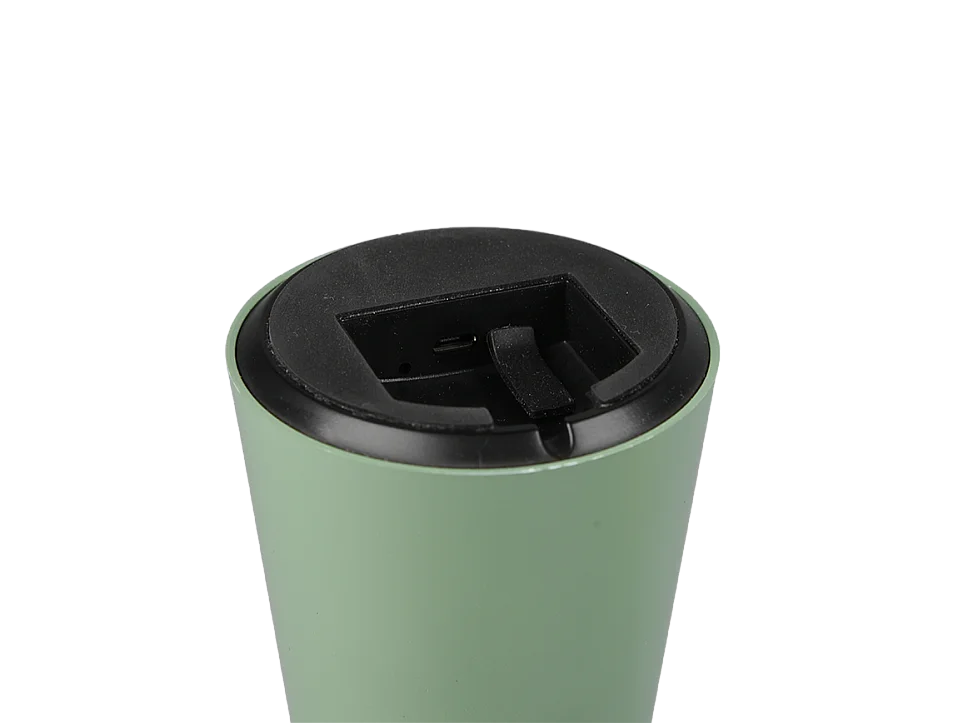 Lampada da tavolo da esterno LED, plastica, verde, 13,6x21,5x13,6 cm, Lennon