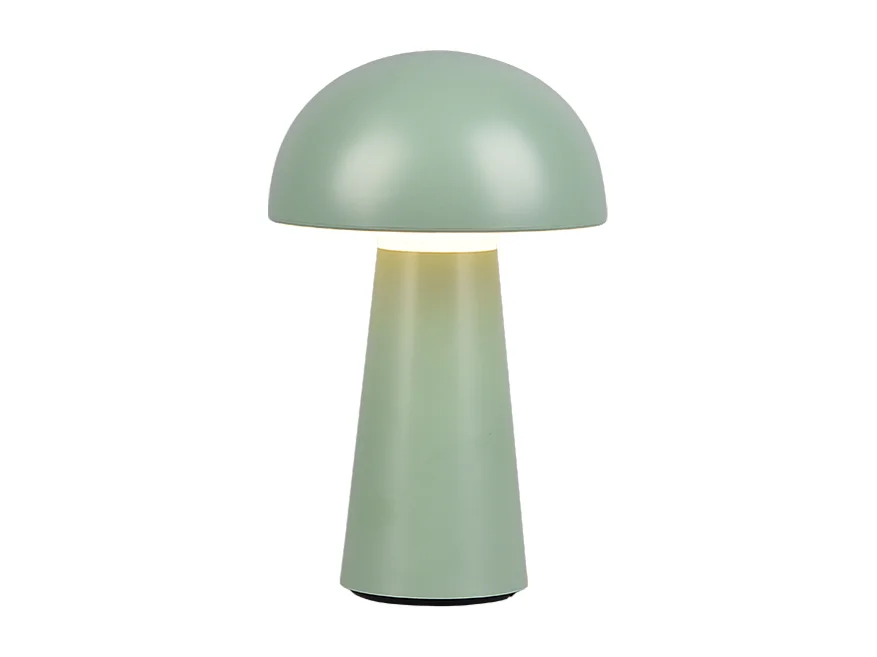 Lampada da tavolo da esterno LED, plastica, verde, 13,6x21,5x13,6 cm, Lennon