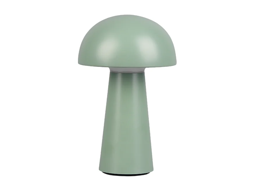 Lampada da tavolo da esterno LED, plastica, verde, 13,6x21,5x13,6 cm, Lennon