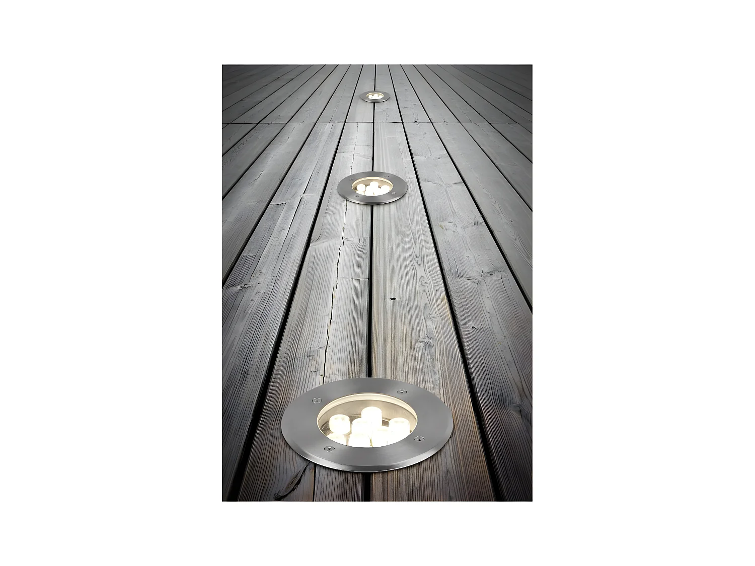 Éclairage encastré de jardin Belaja 16 cm