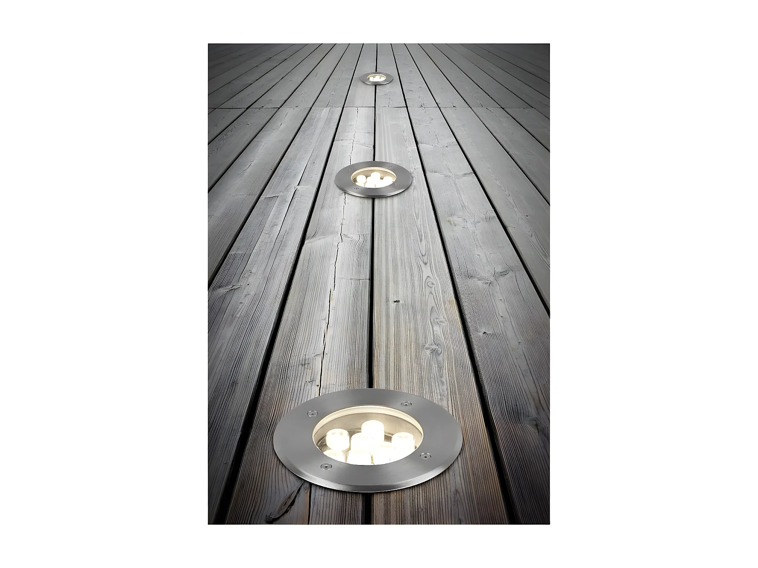 Éclairage encastré de jardin Belaja 16 cm