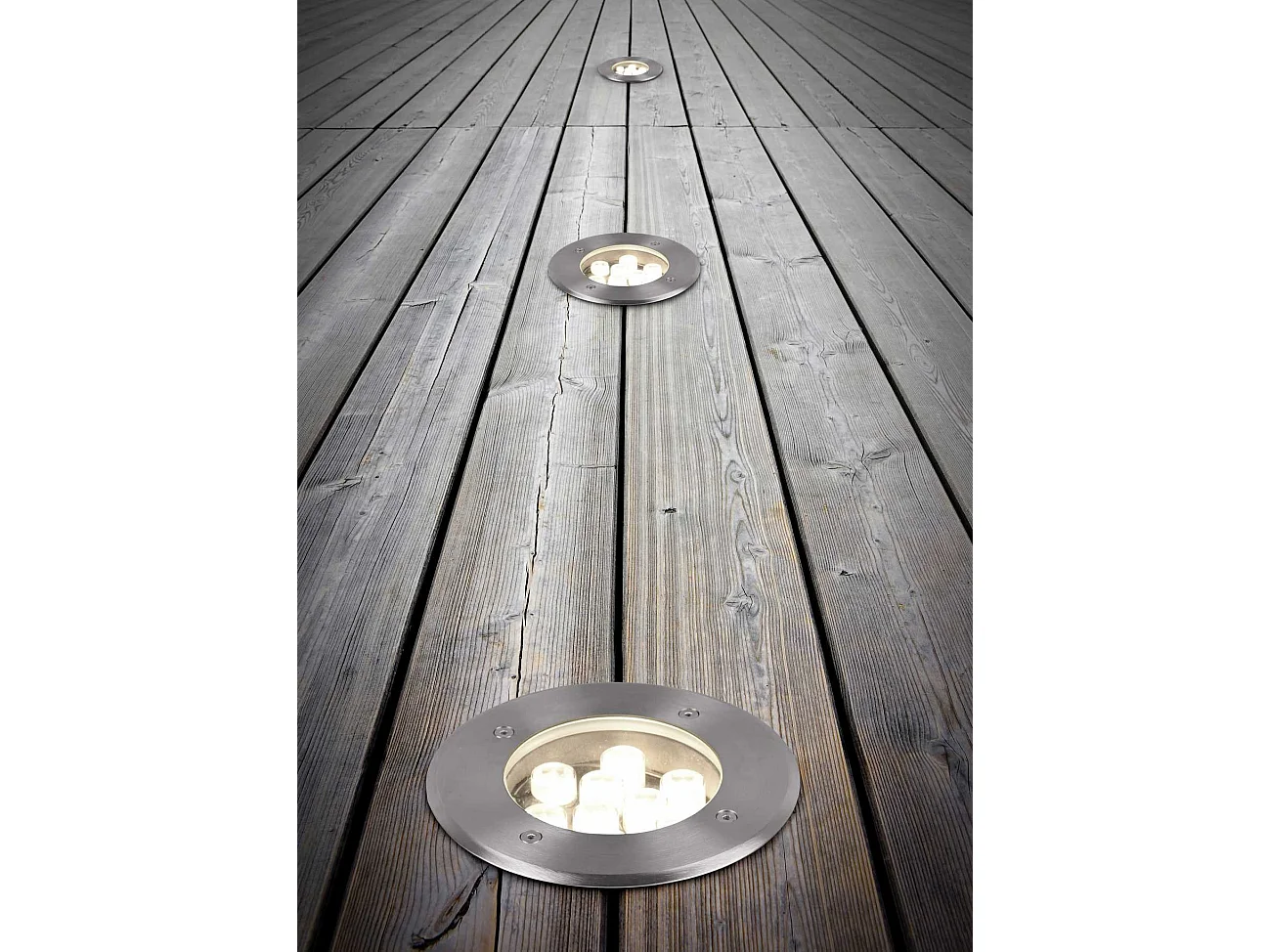 Éclairage encastré de jardin Belaja 16 cm