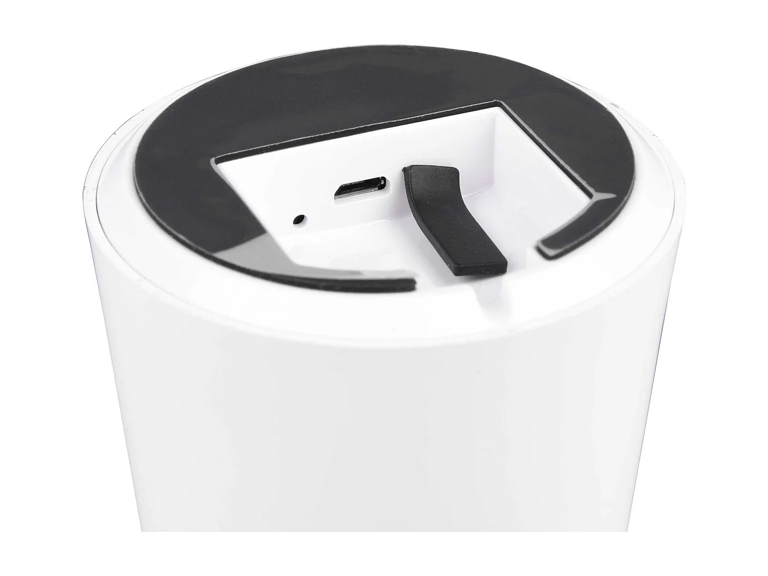 Lampada da tavolo da esterno LED, plastica, bianco, 13,6x21,5x13,6 cm, Lennon