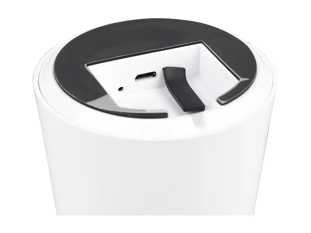 Lampada da tavolo da esterno LED, plastica, bianco, 13,6x21,5x13,6 cm, Lennon